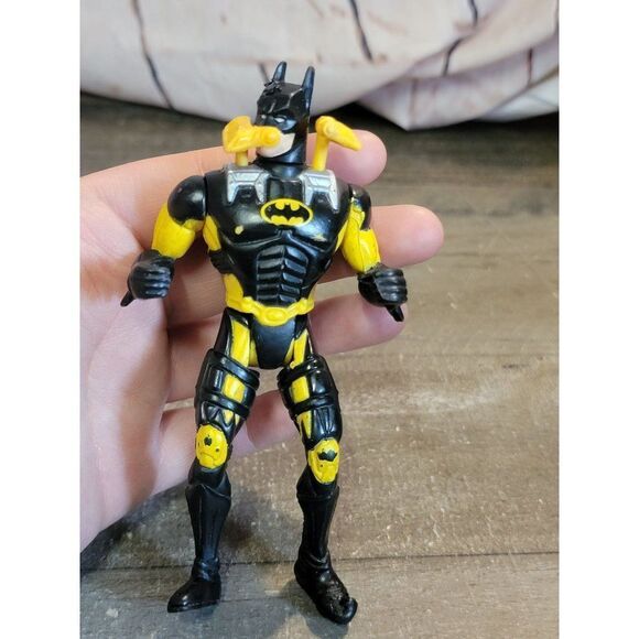 DC Comics Batman blue yellow suit superhero toy figure - Picture 1 of 4